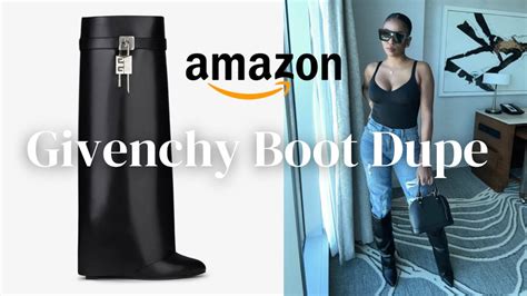 fake givenchy sock boots|givenchy lock boots dupe.